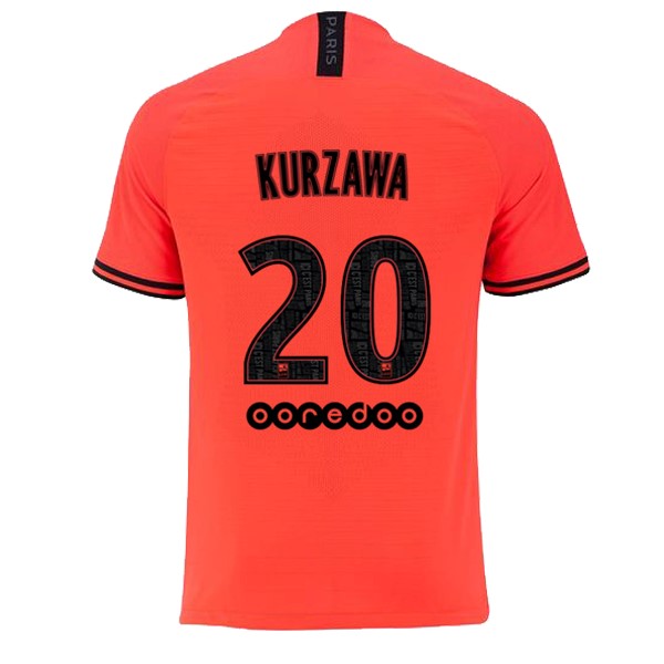 JORDAN Camiseta Paris Saint Germain NO.20 Kurzawa 2ª 2019/20 Naranja